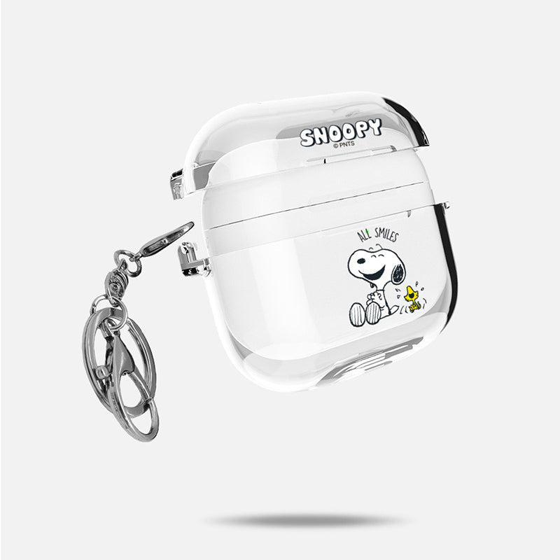 Snoopy Clear Slim Apple AirPods Case Cover