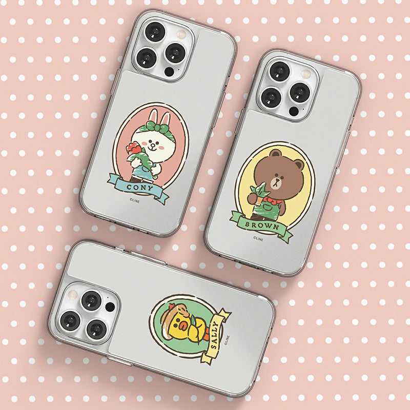 Line Friends Garden Mirror Case Cover