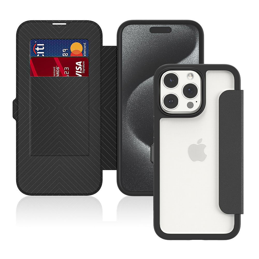 X-Doria Raptic Urban Folio Case Wallet Flip Cover with Card Slots for Apple iPhone