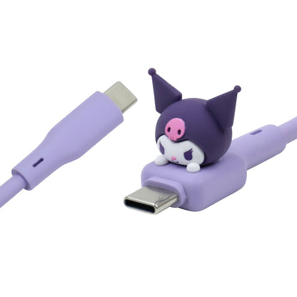 Sanrio Characters Prone PD Fast Charging Type-C to Lightning/Type-C Cable