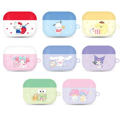 Sanrio Characters Happiness Hard Apple AirPods Charging Case Cover