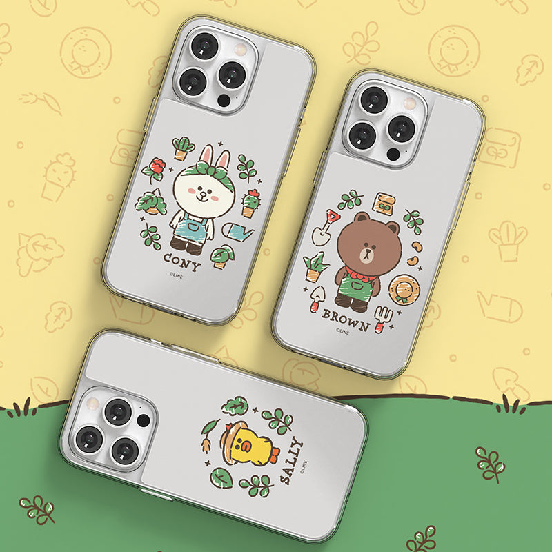 Line Friends Garden Mirror Case Cover