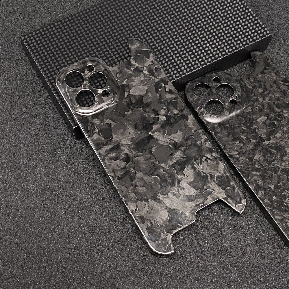 Oatsbasf Luxury Irregular Pure Carbon Fiber Case for Apple iPhone