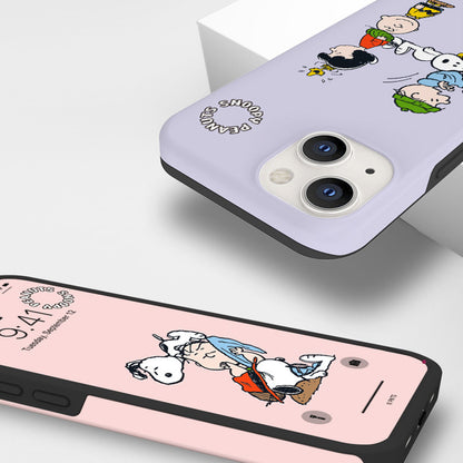 Snoopy Guard Up Dual Layer Shockproof TPU+PC Combo Case Cover