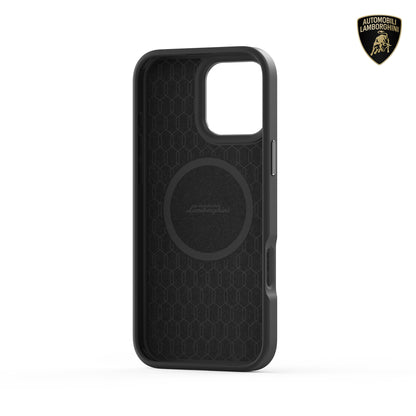 Lamborghini MagSafe Genuine Leather Carbon Fiber Phone Case - Huracan D21