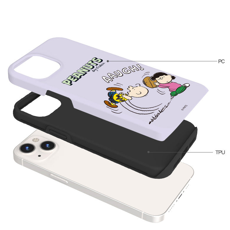 Snoopy Dual Layer TPU+PC Shockproof Guard Up Combo Case Cover