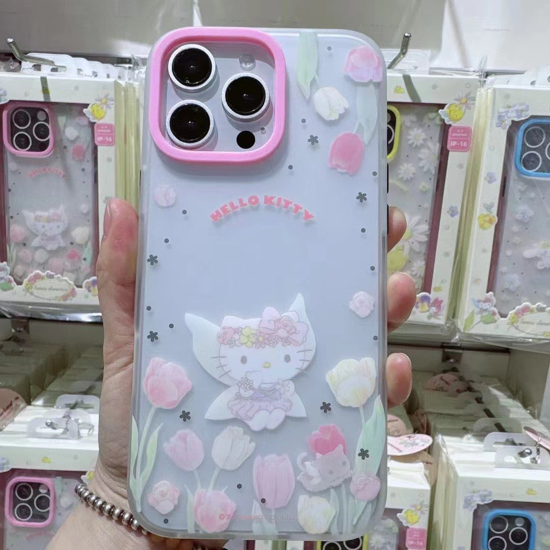 Sanrio Characters Blossom All-inclusive Shockproof IMD Protective Case Cover