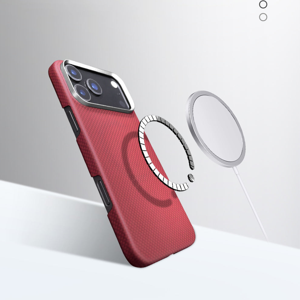 Armor King MagSafe Aramid Fiber Non-Slip Slim Light Case for Apple iPhone 17 series