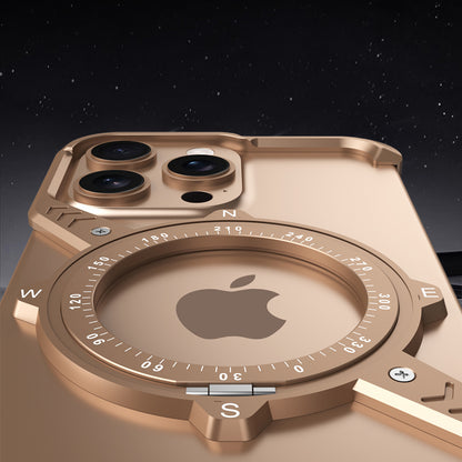 Armor King S Mechanical Gear MagSafe Pivot Ring Stand Air Cushion Sports Metal Case Cover