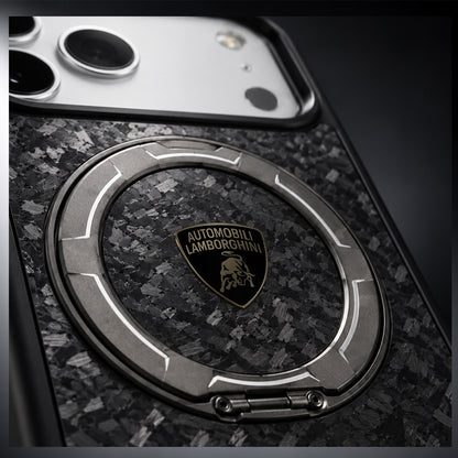 Lamborghini MagSafe 360° Stand Forged Carbon Fiber Phone Case