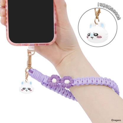 GARMMA Chiikawa Doll Charm Buckle Strap Braided Handstrap Phone Lanyard
