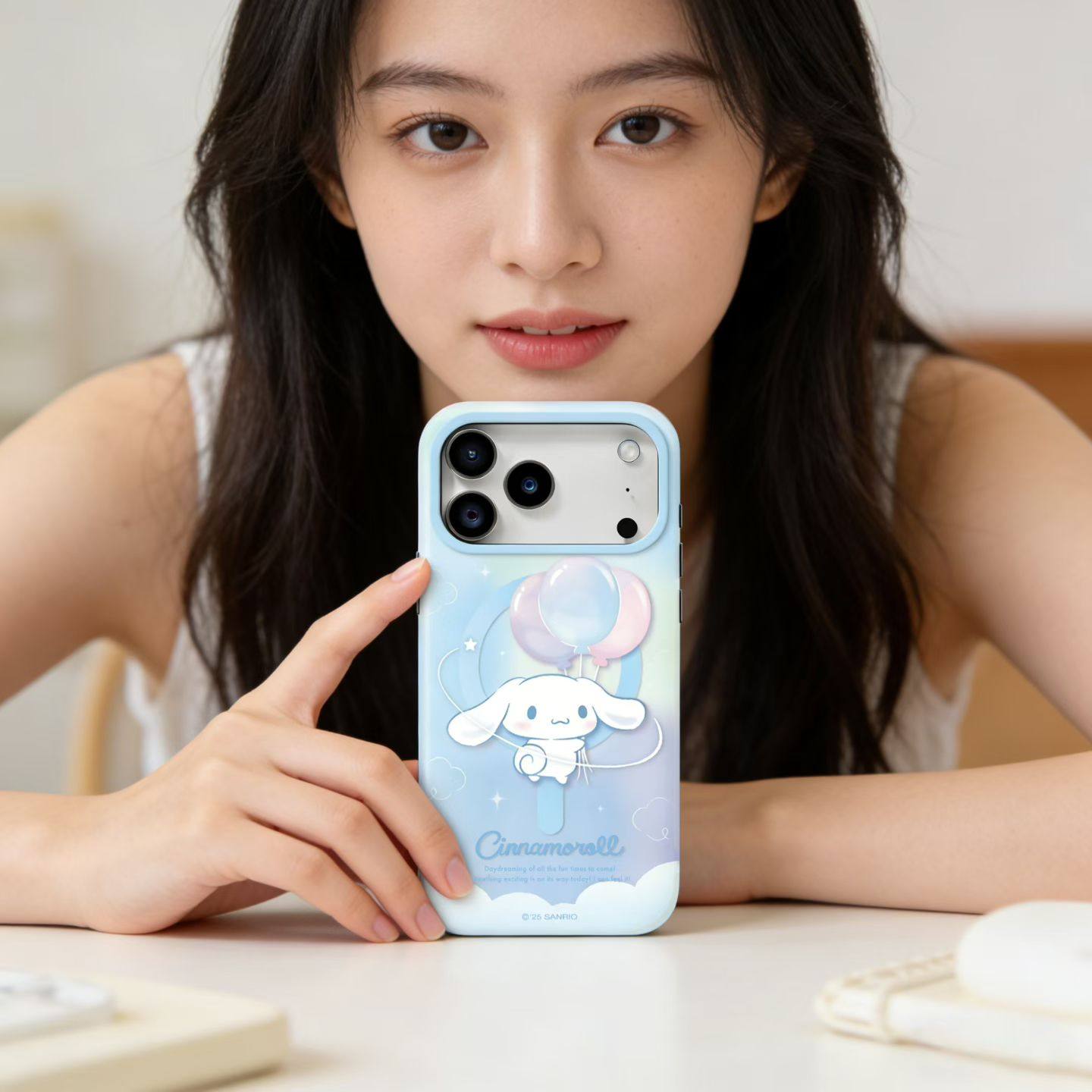 Sanrio Characters Dreamy Cinnamoroll MagSafe All-inclusive Shockproof IMD Protective Case Cover
