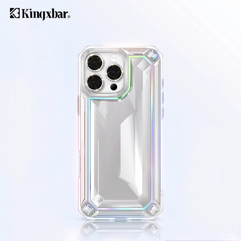 KINGXBAR Treasure 3D Diamonds Airbag Shockproof Starlight Case Cover