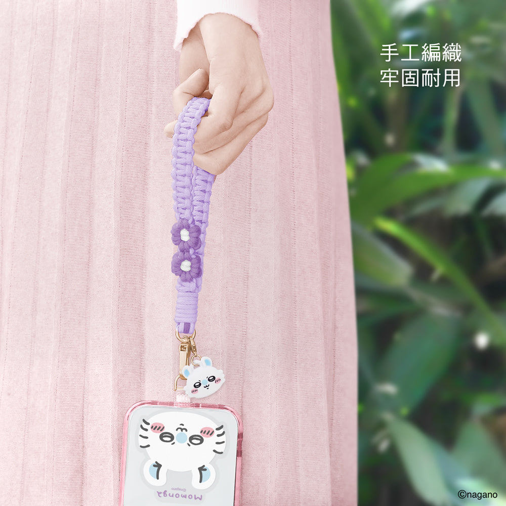 GARMMA Chiikawa Doll Charm Buckle Strap Braided Handstrap Phone Lanyard