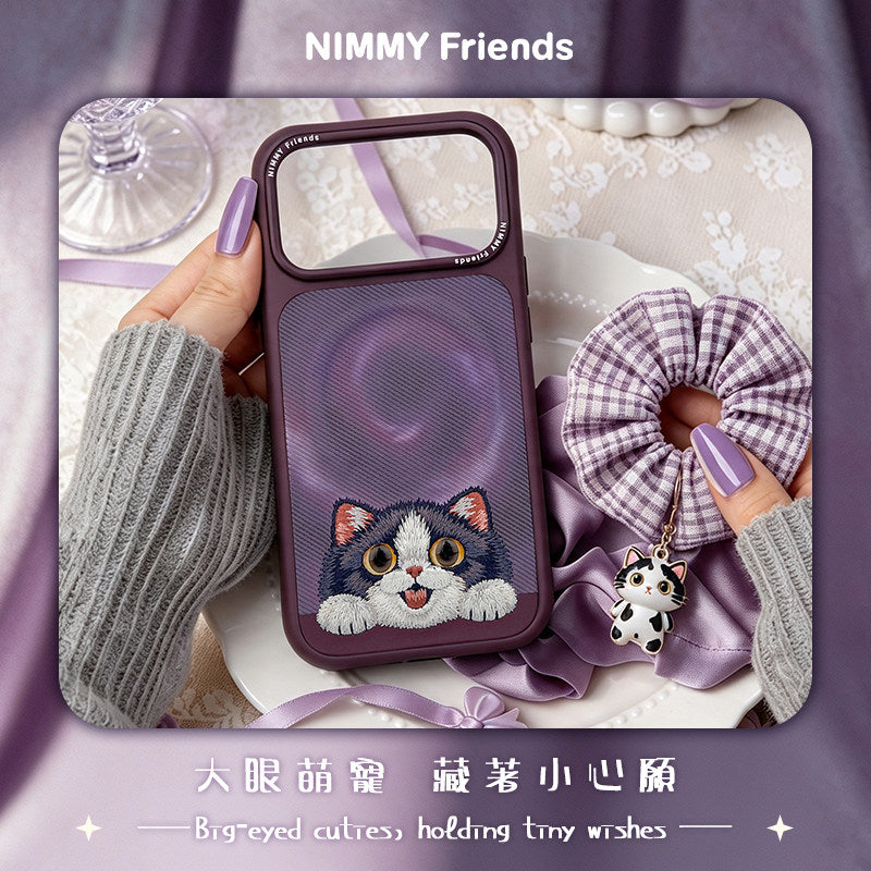 Nimmy Floppy Big Eyes Cute Pets MagSafe Embroidery Case Cover