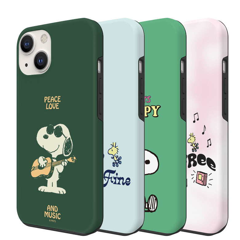 Snoopy Dual Layer TPU+PC Shockproof Guard Up Combo Case Cover