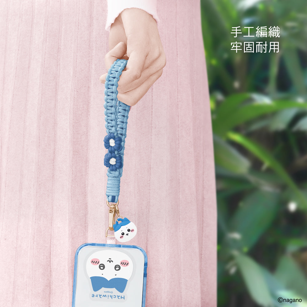 GARMMA Chiikawa Doll Charm Buckle Strap Braided Handstrap Phone Lanyard