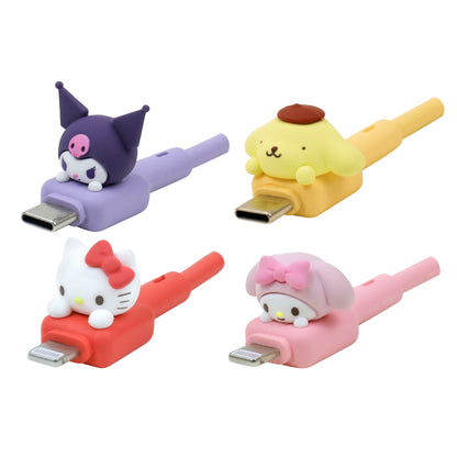 Sanrio Characters Prone PD Fast Charging Type-C to Lightning/Type-C Cable