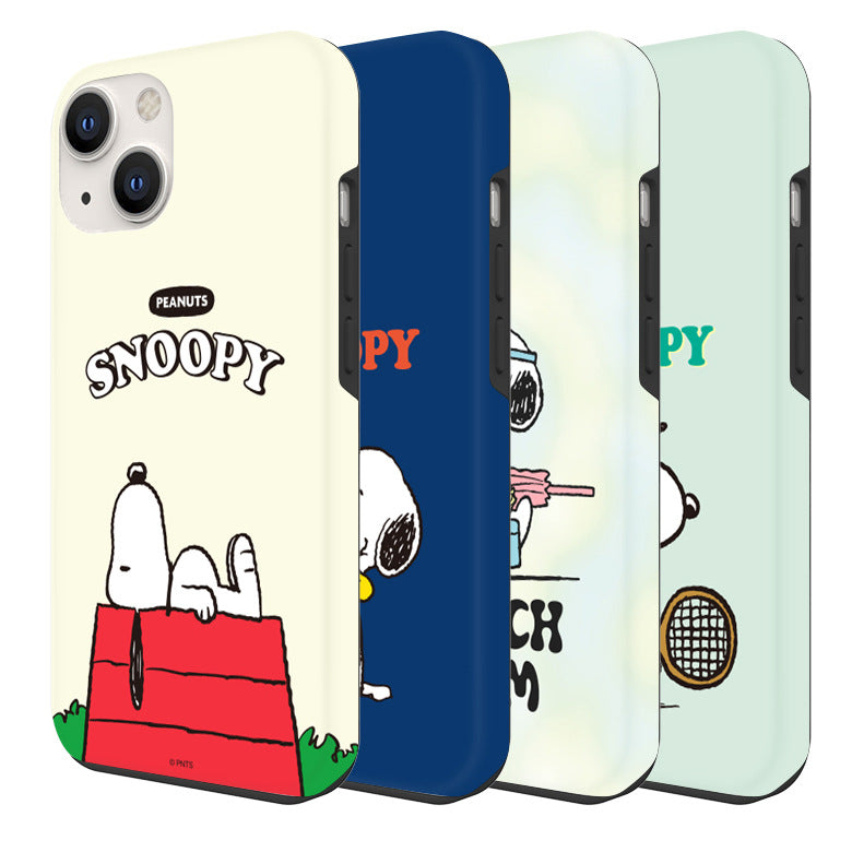 Snoopy Dual Layer TPU+PC Shockproof Guard Up Combo Case Cover