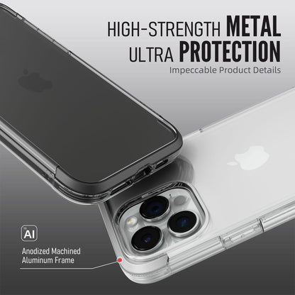 X-Doria Defense Air Military Grade Drop Tested Anodized Aluminum TPU PC Clear Case Cover