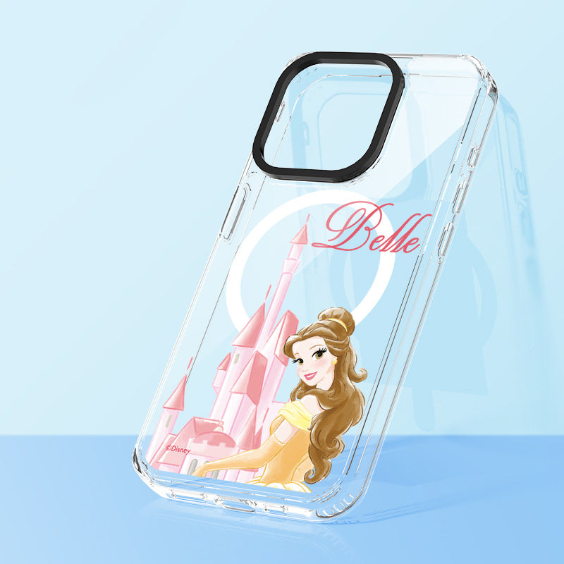 Disney Princess MagSafe Shockproof Transparent Case Cover