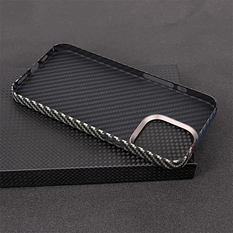 Oatsbasf Luxury Pure Aramid Fiber Case for Apple iPhone