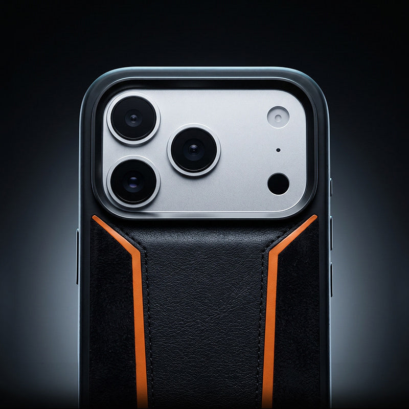 Lamborghini MagSafe Genuine Leather with Alcantara Phone Case - Revuelto D6