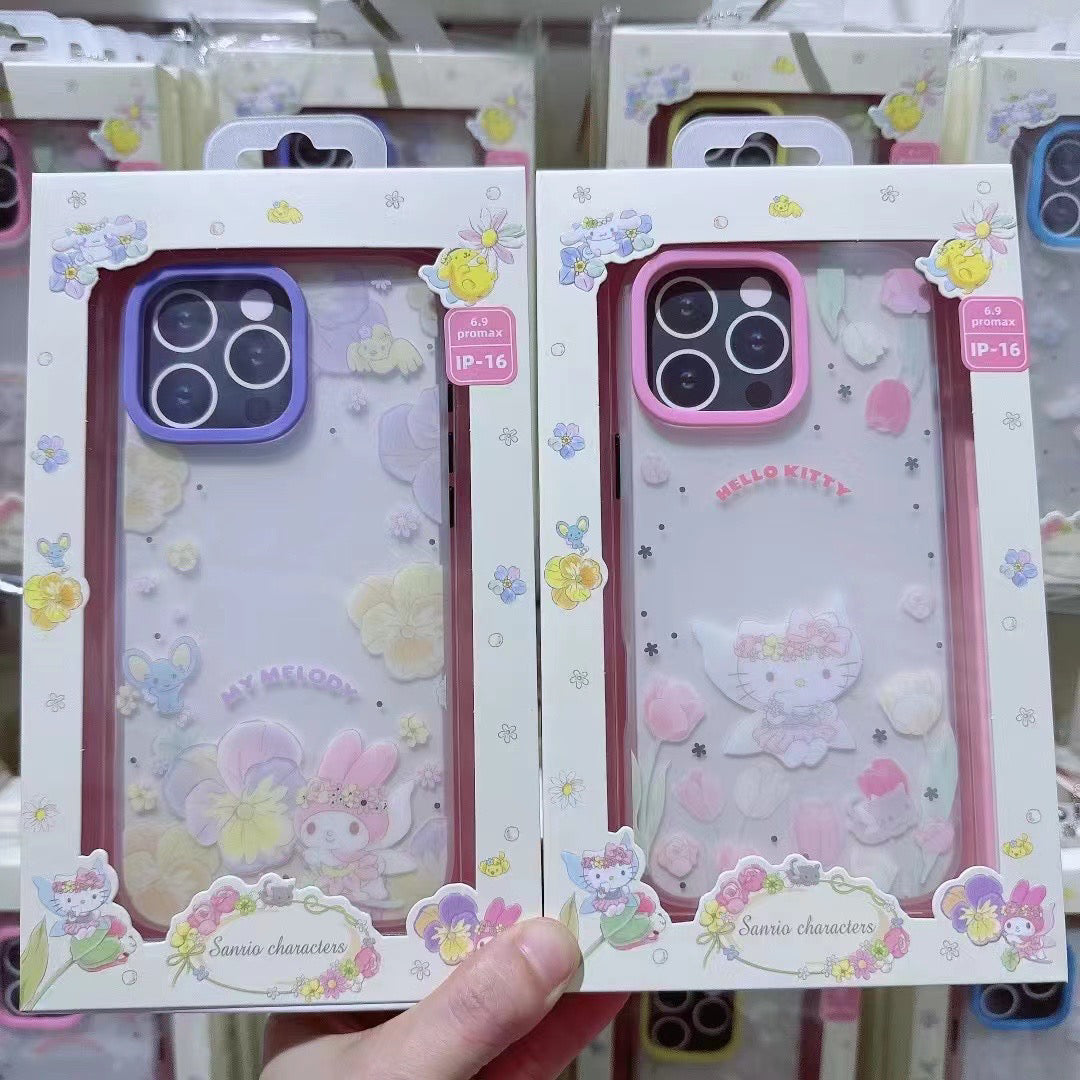 Sanrio Characters Blossom All-inclusive Shockproof IMD Protective Case Cover