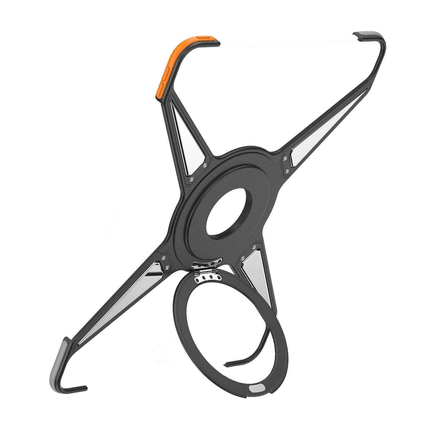 Amor King X 360° Magsafe Pivot Ring Stand True Air Shockproof Metal Alloy Case for Apple iPad