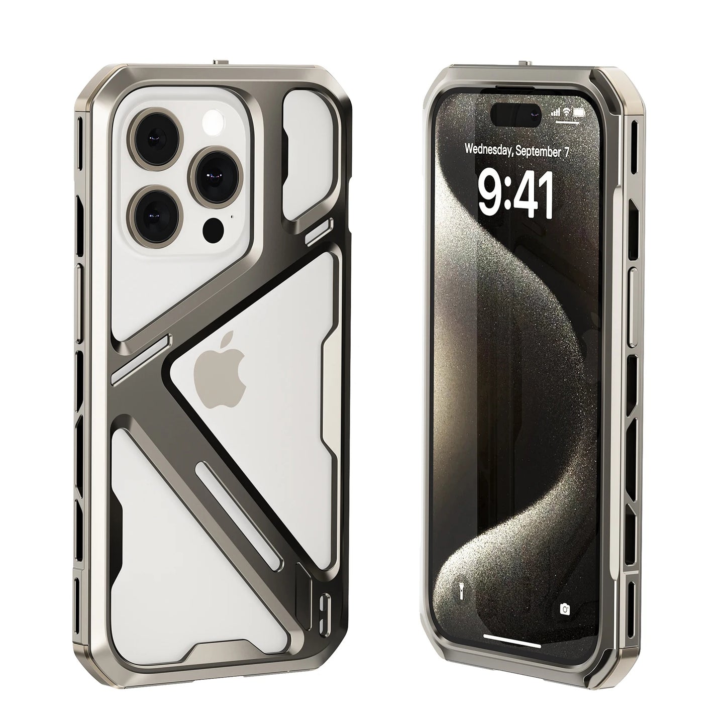 Armor King Titanium Alloy Shockproof Heat Dissipation Hollow Case Cover