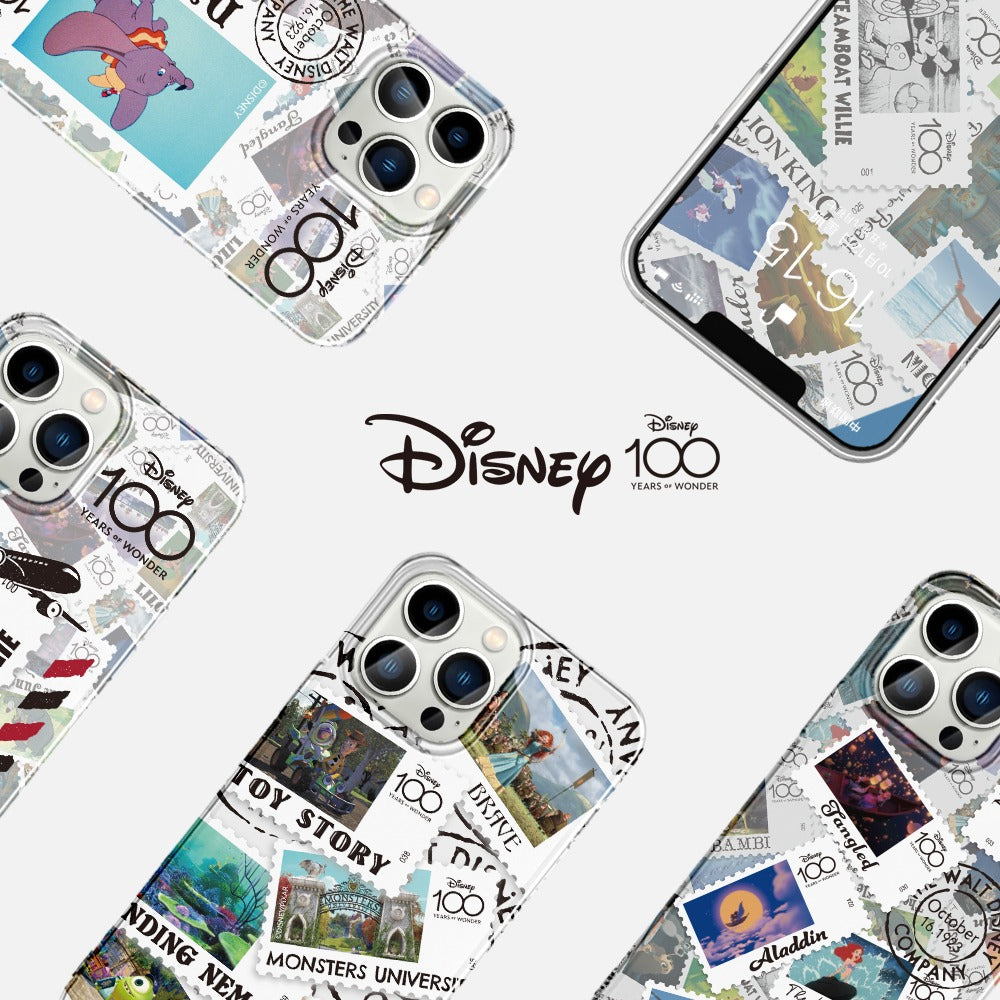 Disney 100th Anniversary Stamp TPU+PC Back Cover Case