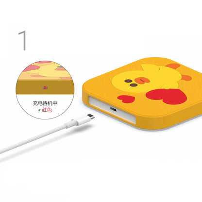 Line Friends 15W Heart Silicone Wireless Charger