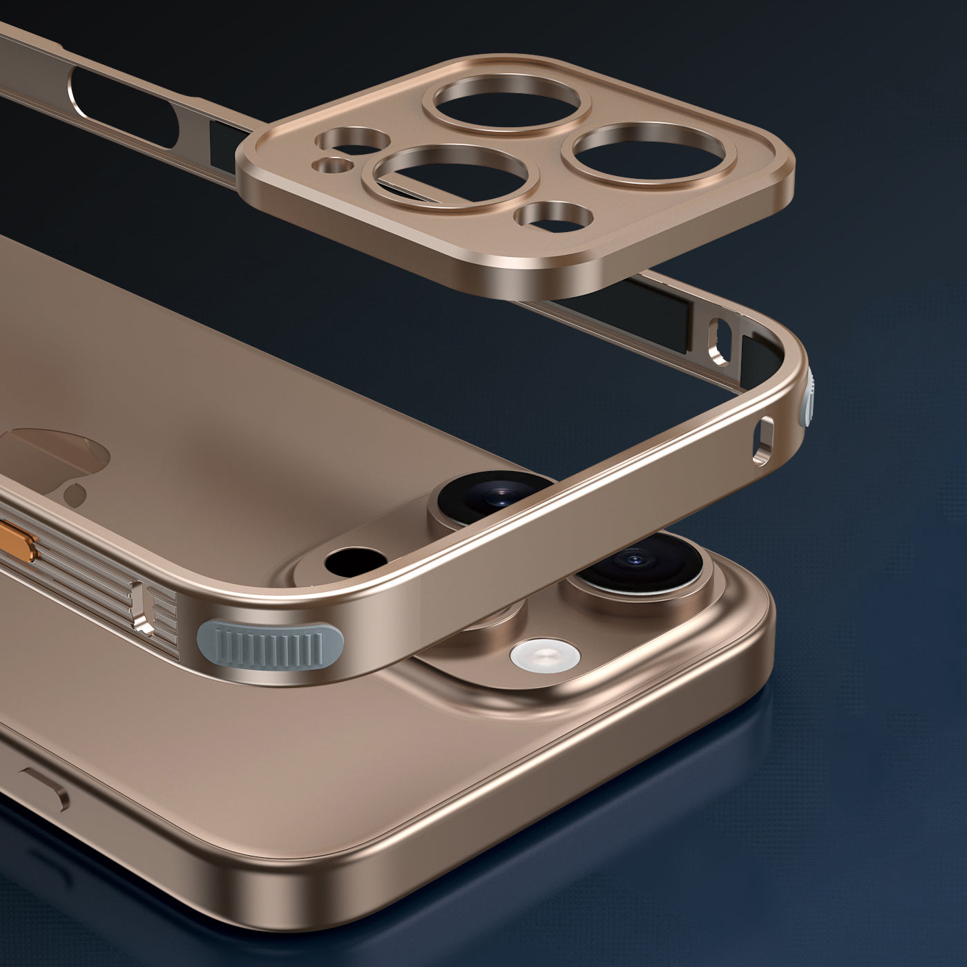 Armor King Kaidun Lens Protector Shockproof Metal Bumper Case Cover