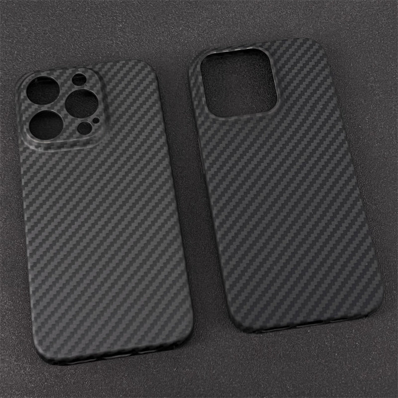 Oatsbasf Luxury Pure Carbon Fiber Case for Apple iPhone 15 series