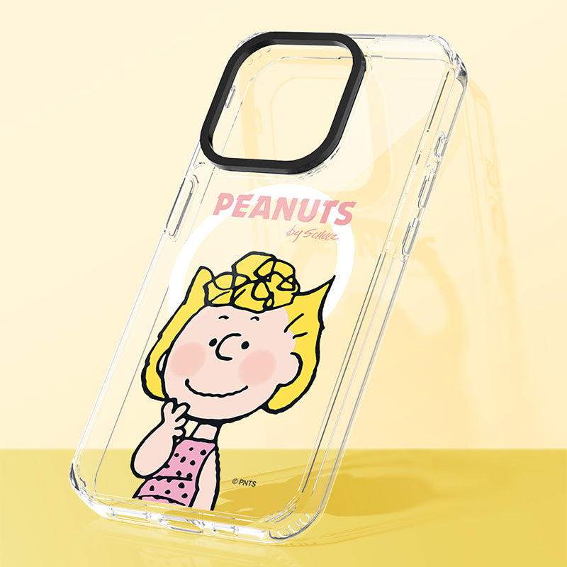 Peanuts Snoopy MagSafe Shockproof Transparent Case Cover