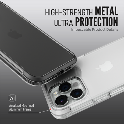 X-Doria Defense Air Military Grade Drop Tested Anodized Aluminum TPU PC Clear Case Cover