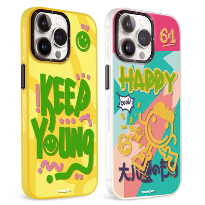 YOUNGKIT Innocence Happy Mood Slim Thin Matte Anti-Scratch Back Shockproof Cover Case