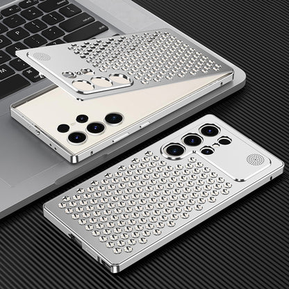 Kylin Armor Elastic Buckle Heat Dissipation Aromatherapy Metal Case Cover