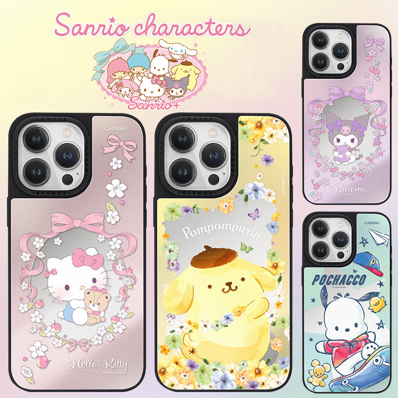 GARMMA Sanrio Characters MagSafe Reflective Mirror Case Cover
