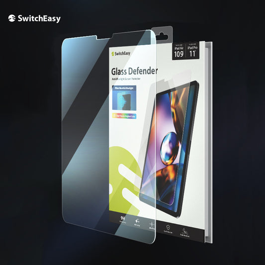 SwitchEasy Glass Defender Anti-Blue Light Apple iPad Screen Protector