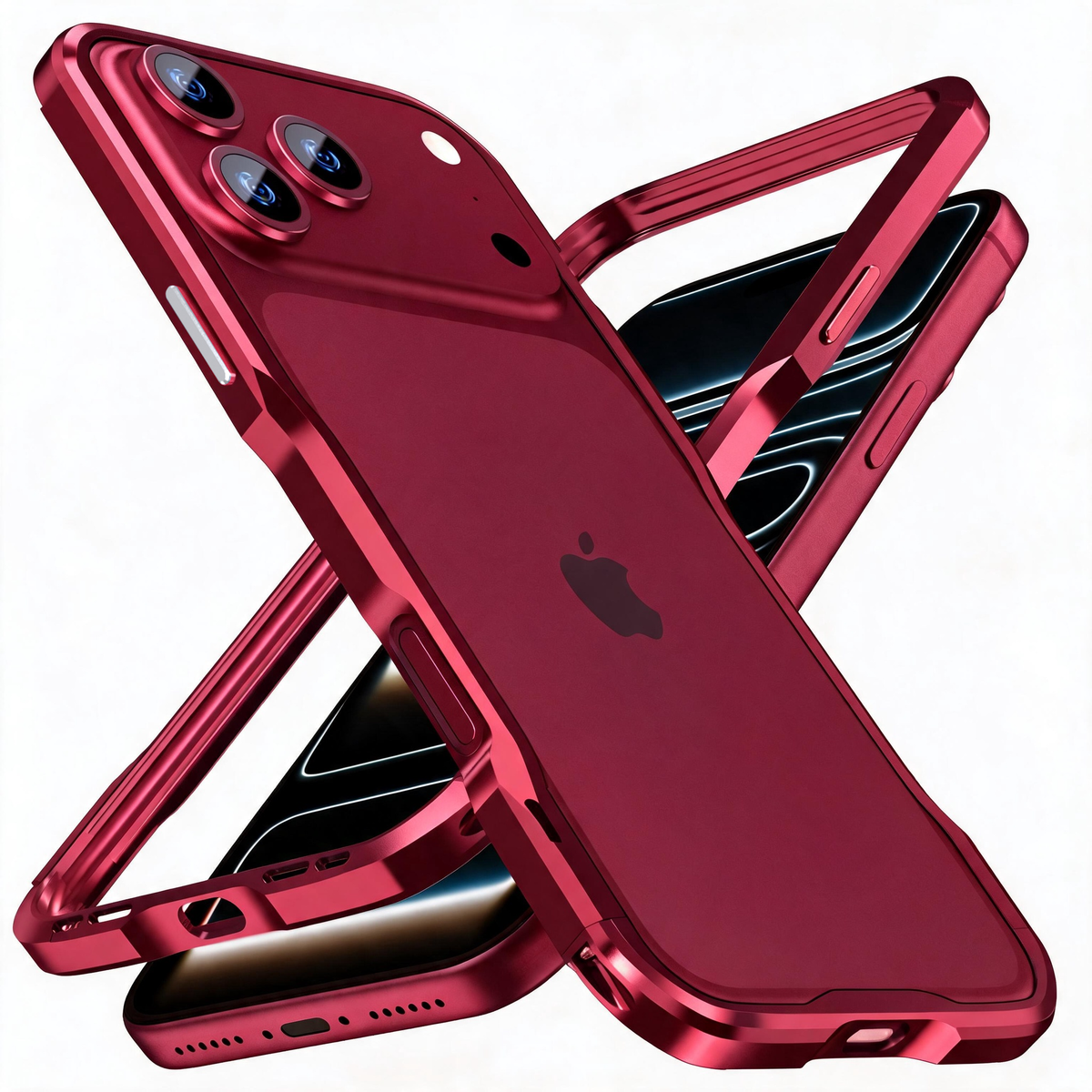 Luphie Razor Strong Protection Military Grade Drop Tested Metal Phone Case