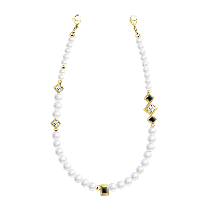 PYNANA Jewelry Aesthetics & Handcraft Multifunctional Chain Phone Charm Beads Strap Pearl Lanyard