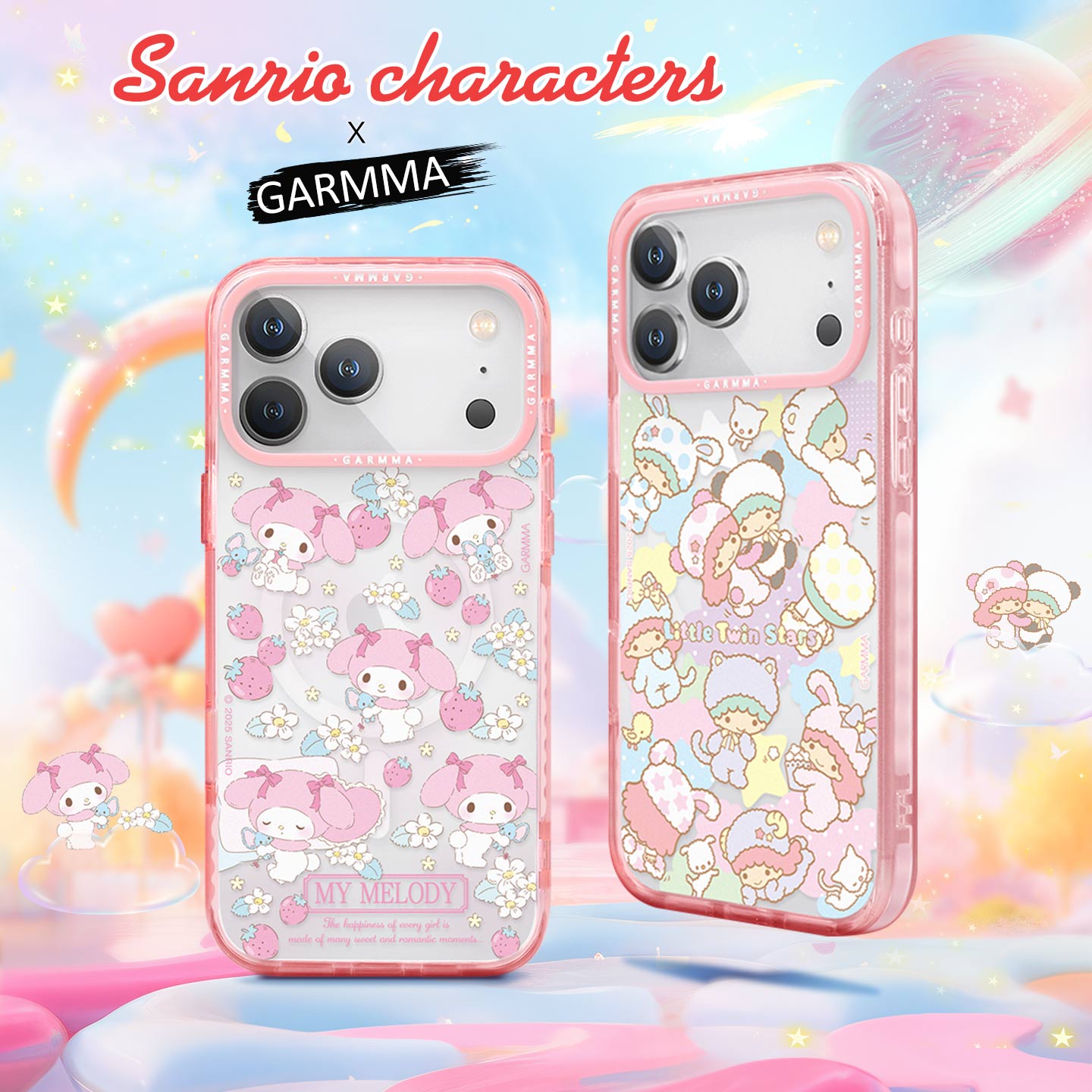 GARMMA Sanrio Characters 2025 MagSafe Premium Military Grade Drop Tested Impact Case Cover