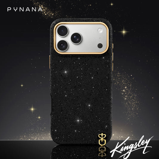PYNANA Jewelry Aesthetics & Handcraft Starry Sky MagSafe Black Diamonds Protective Case Cover
