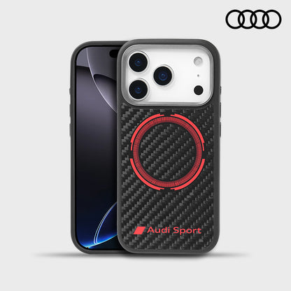 AUDI Sport MagSafe Carbon Fiber Phone Case - RSQ D5