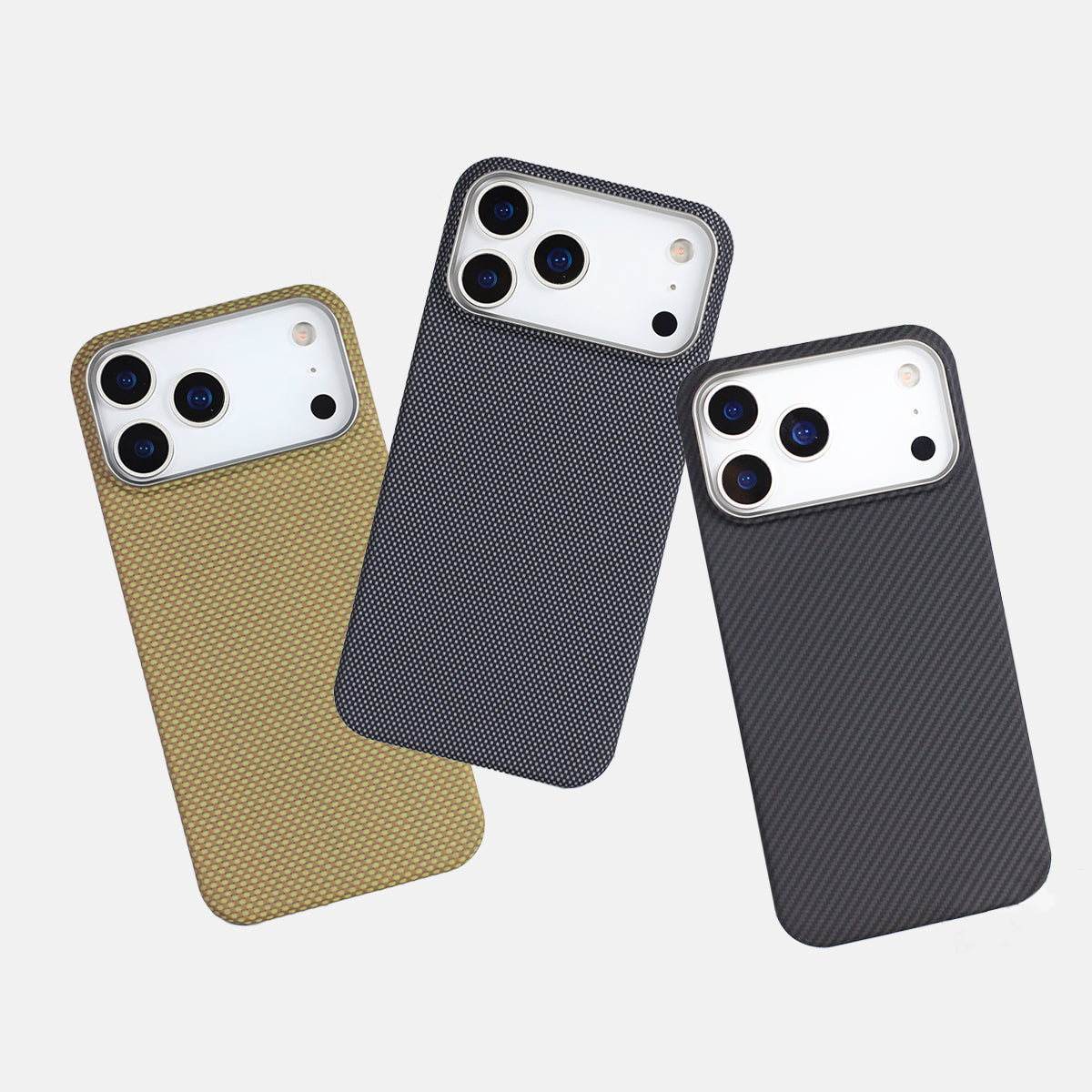 Armor King MagSafe Luxury Pure Aramid Fiber Slim Light Case Cover for Apple iPhone 17 series