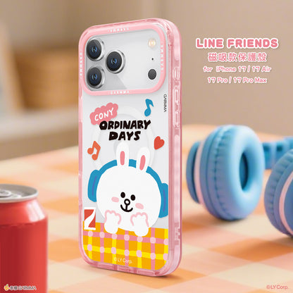 GARMMA Line Friends Ordinary Days MagSafe Premium Military Grade Drop Tested Impact Case Cover