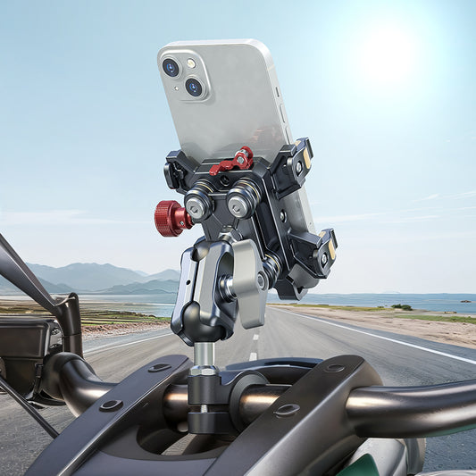 LanParte Aluminum Alloy Anti Vibration Universal Off-road Bracket Motorcycle Bike Handlebar Phone Holder Navigation Mount