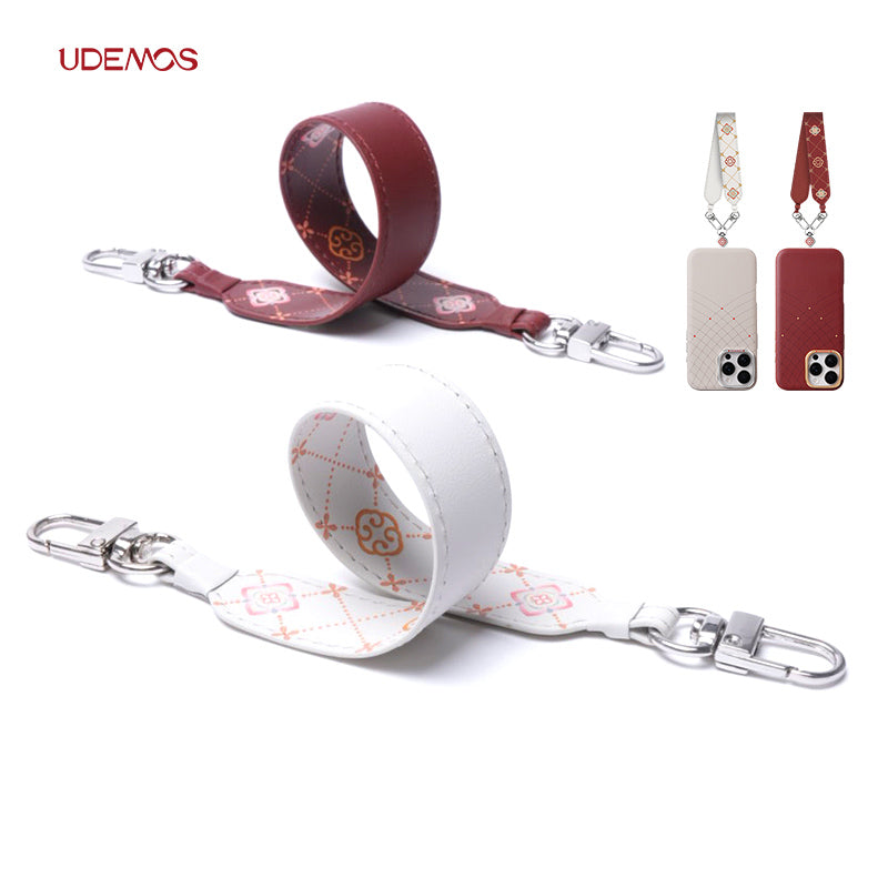 X-Doria Defense UDEMOS Ruyi Oriental Aesthetic Leather Hand Strap Phone Lanyard