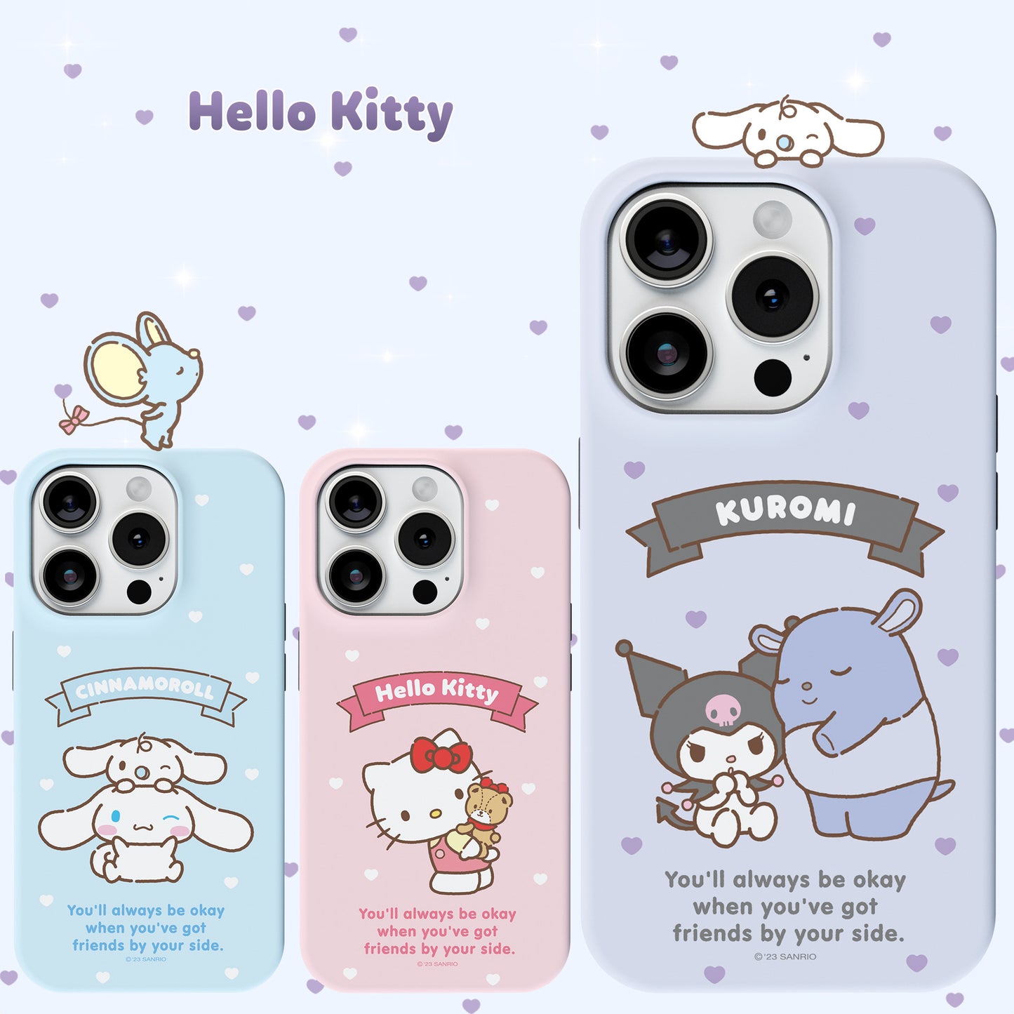 Sanrio Characters Got Friends Dual Layer TPU+PC Shockproof Guard Up Combo Case Cover